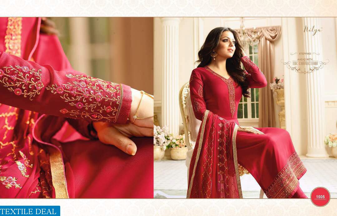 Lt nitya Suits vol-105 Wholesale Straight Celebration Special Suits